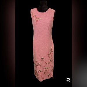 Rare Oilily tweedy embroidered maxi dress